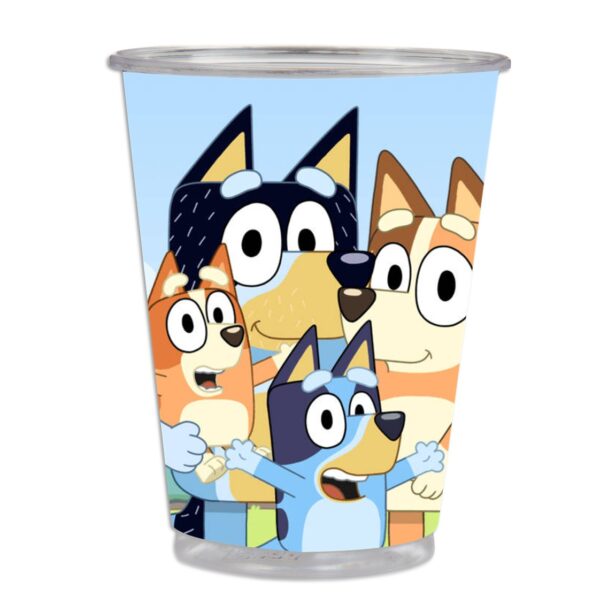 vaso desechable bluey