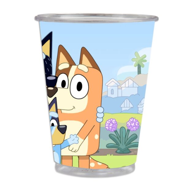 vaso desechable bluey