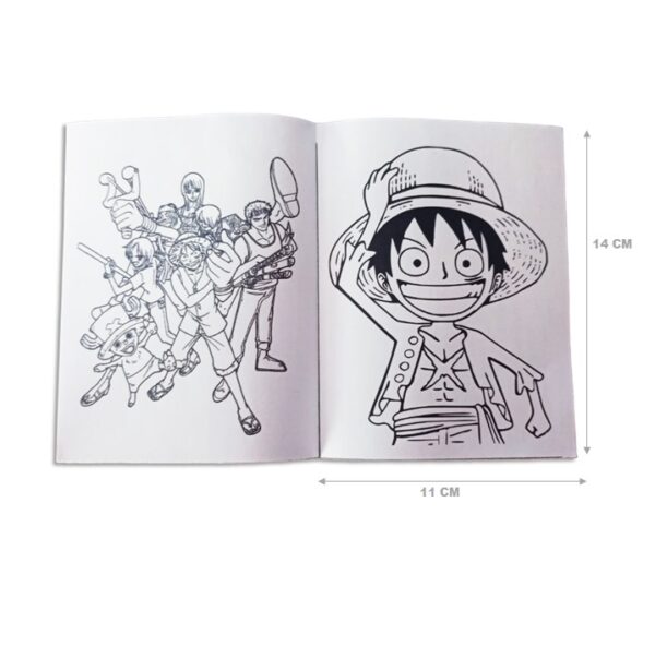 librito para colorear one piece