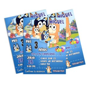 INVITACION PERSONALIZADA BLUEY