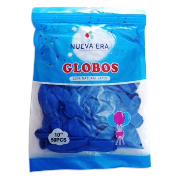 latex liso azul rey 10"