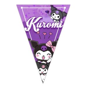 letrero banderin kuromi