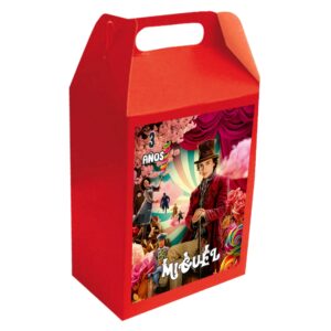 caja personalizada wonka