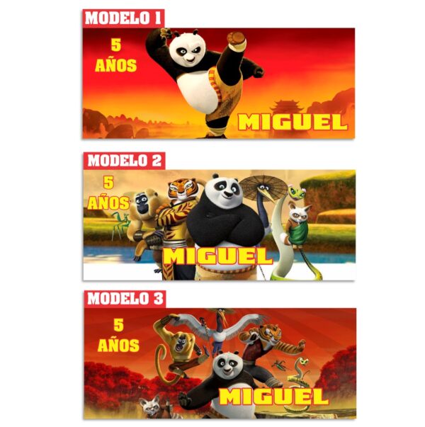 cilindro personalizadokung fu panda