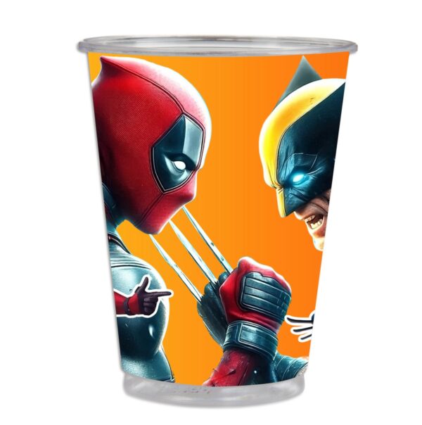 vaso desechable deadpool y wolverine