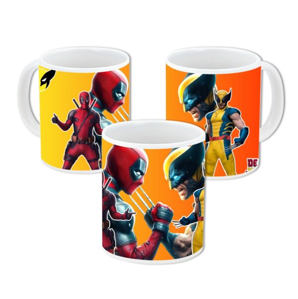 taza personaliza deadpool y wolverine