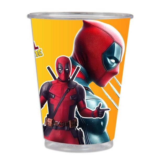 vaso desechable deadpool y wolverine