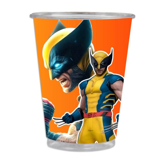 vaso desechable deadpool y wolverine