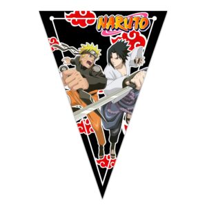 letrero banderin felicidades NARUTO