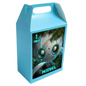 caja dulcera personalizada robot salvaje