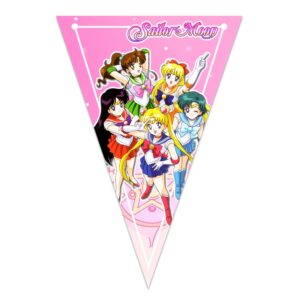 letrero banderin felicidades sailor moon