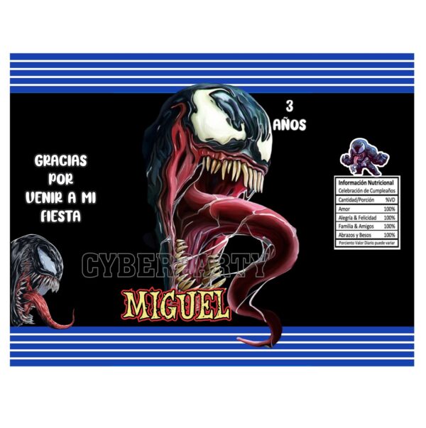 chip bag dulceras personalizadas venom