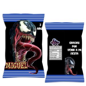 chip bag dulceras personalizadas venom