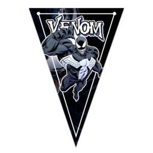 letrero banderin felicidades VENOM