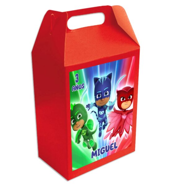 caja dulcera personalizada pjmask