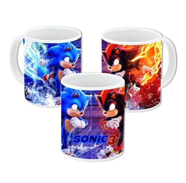 taza personalizada sonic