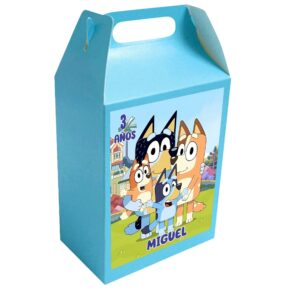 caja dulcera personalizada bluey