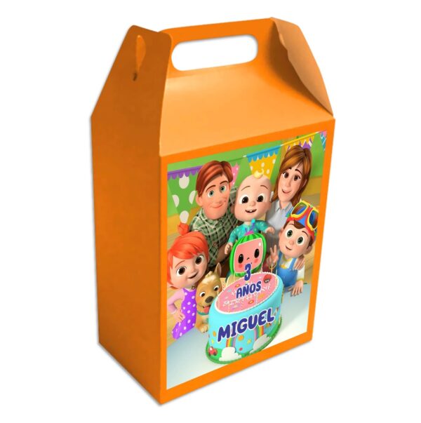 Caja dulcera personalizada cocomelon