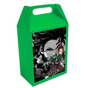 Caja dulcera personalizada demon slayer