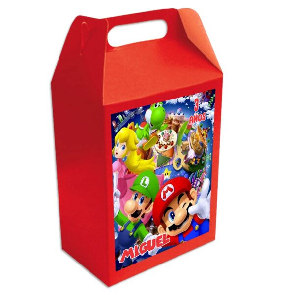 caja dulcera personalizada mario bros