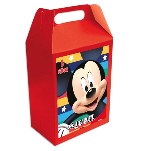 caja dulcera personalizada Mickey Mouse