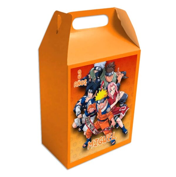 caja dulcera personalizada naruto