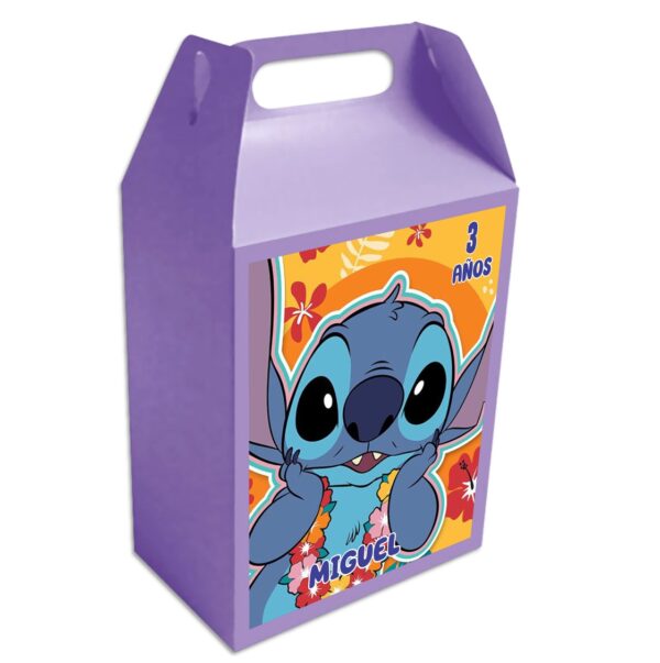 Caja dulcera personalizada stitch