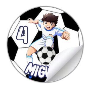 etiquetas redondas personalizada super campeones