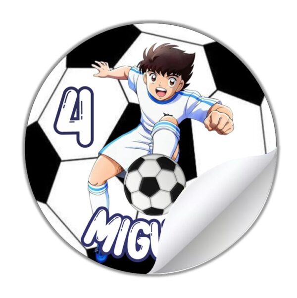 etiquetas redondas personalizada super campeones