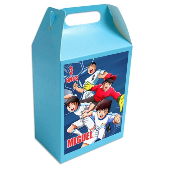 caja dulcera personalizada Super Campeones