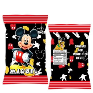 chip bag dulceras personalizadas Mickey Mouse