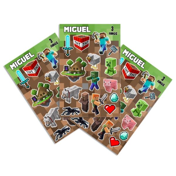 Stickers Personalizados Minecraft