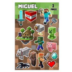 Stickers Personalizados Minecraft
