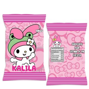 chip bag dulceras personalizadas My Melody