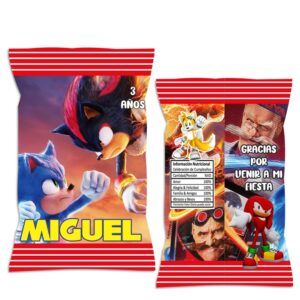 chip bag dulceras personalizadas sonic