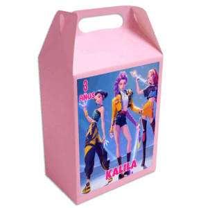 caja dulcera personalizada guerreras kpop demon hunters