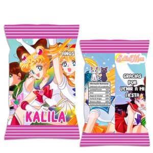 Chip Bag dulceros Sailor Moon Personalizada