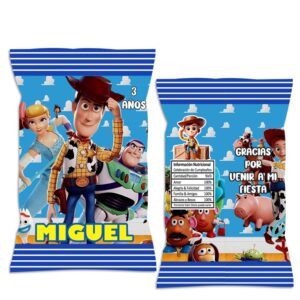 CHIP BAG DULCERAS TOY STORY PERSONALIZADAS