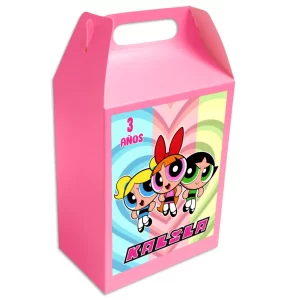 caja dulcera personalizada fiesta las chicas superpoderosas